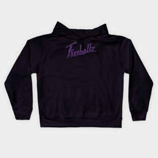 Freeballz Logo Purple Kids Hoodie